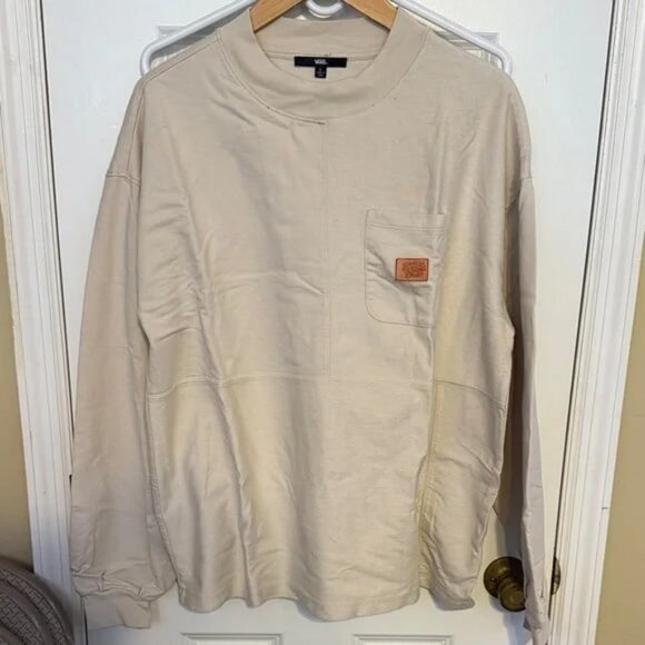 Vans Cream Long Sleeve Shirt - Picture 1 of 1